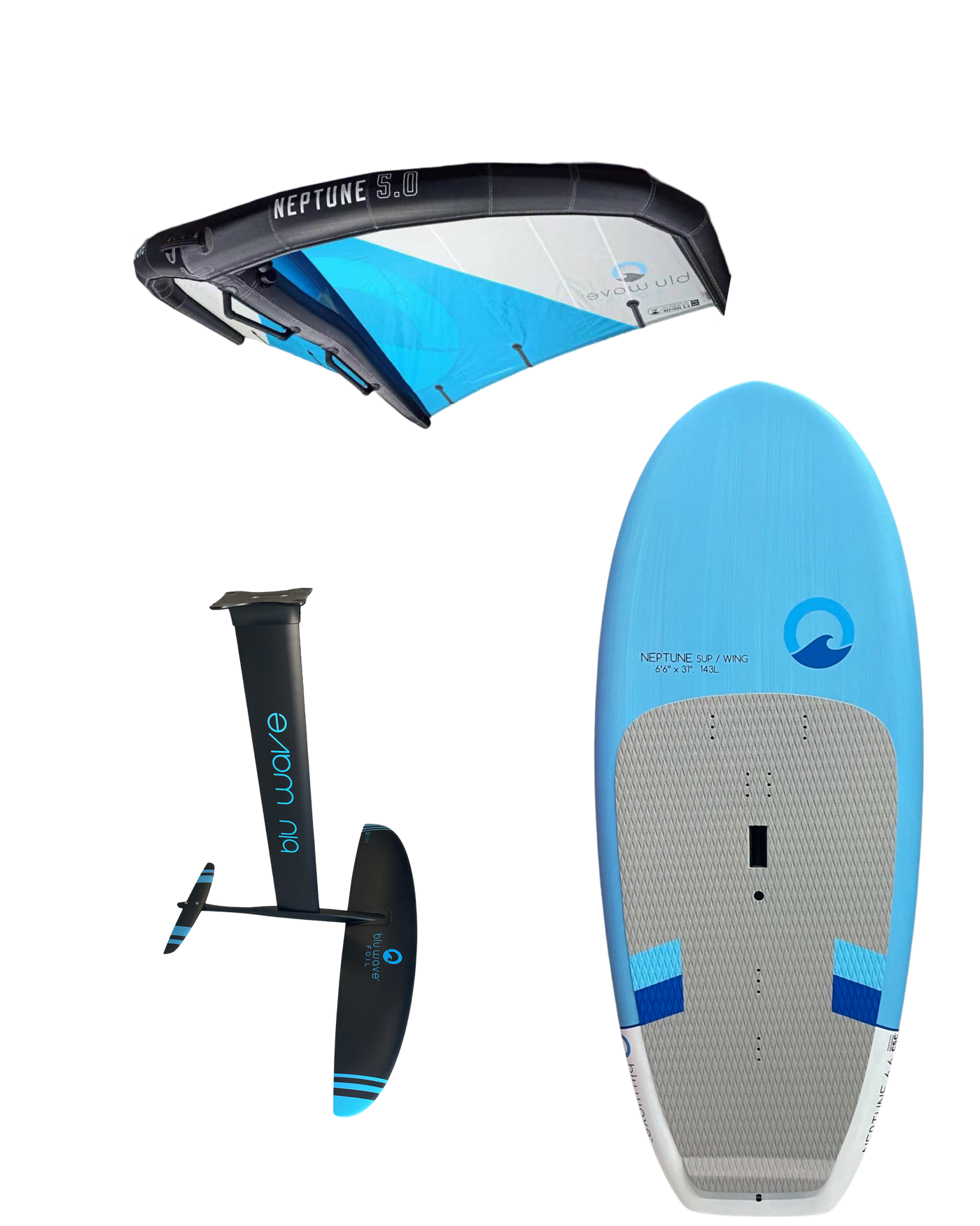 Blu Wave Wing Foil Starter Package