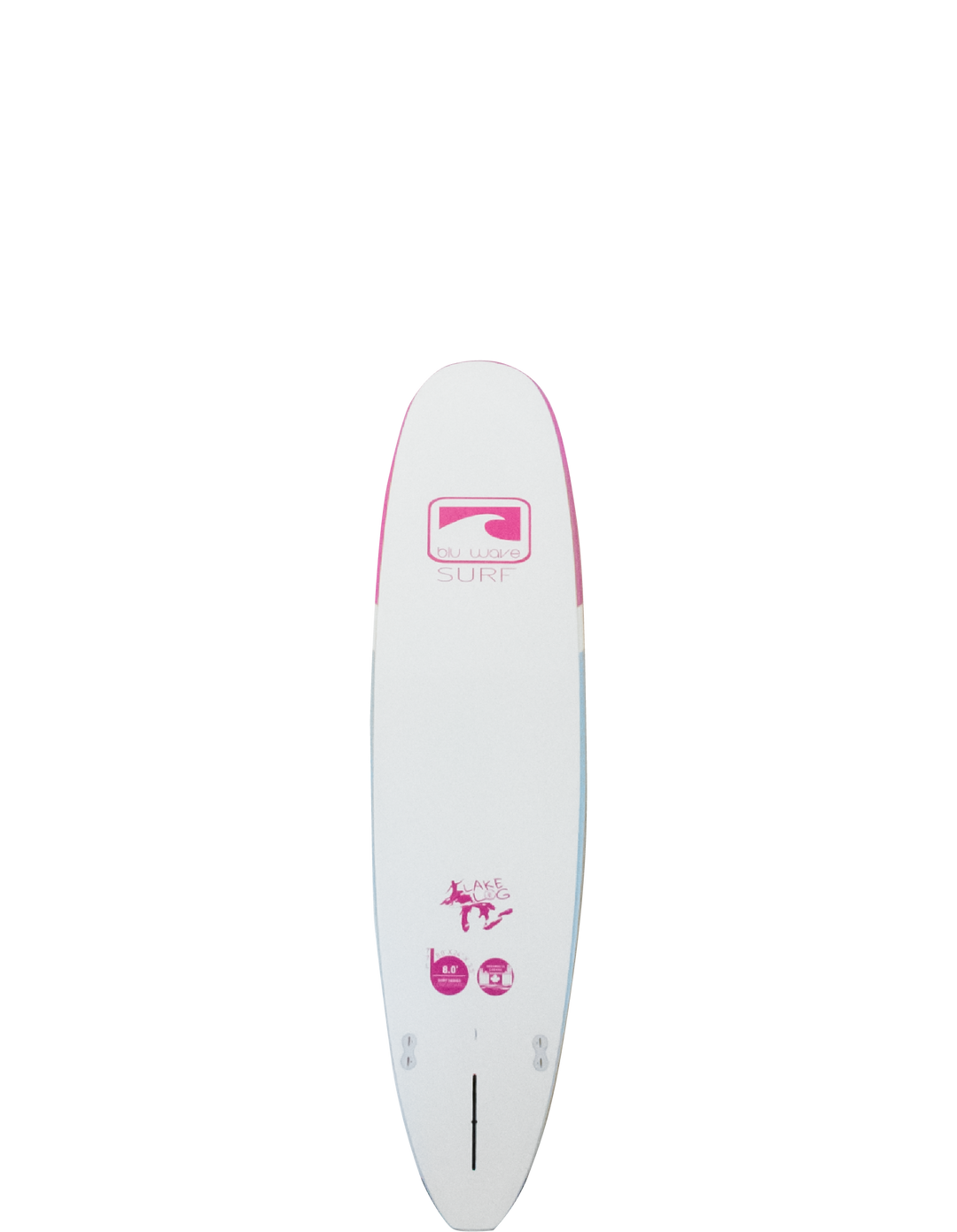 Lake Log 8.0 Soft-top Surfboard – Blu Wave SUP